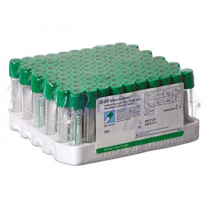 BD Vacutainer 4ml Green Top Tubes