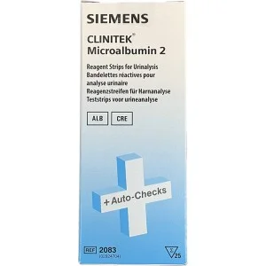 Clinitek Microalbumin 2 Strips by Siemens, 25/Btl